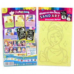 Glow-in-the-dark Sand Art - Princess Series